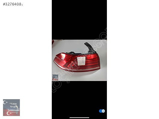 VOLKSWAGEN PASSAT B8 2016 MODEL SOL DIŞ STOP