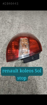 Renault koleos sol arka stop