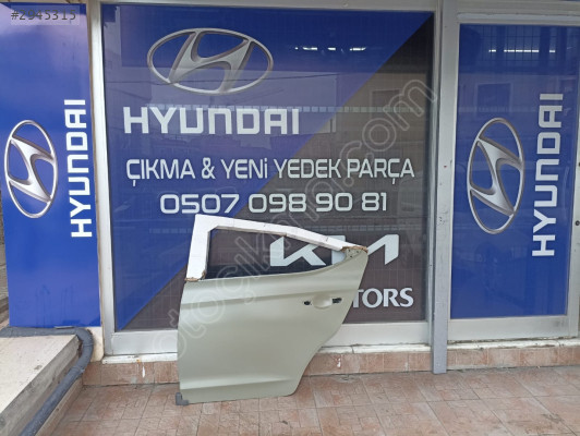 HYUNDAİ ELANTRA 2016-2019 SOL ARKA KAPI SIFIR YAN SANAYİ YEDEK PA