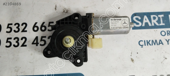 ÇIKMA MERCEDES W203 CAM MOTORU  SOL ARKA KAPI