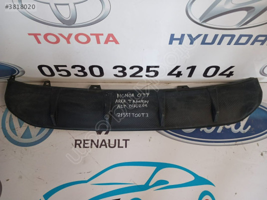 HONDA CİTY ARKA TAMPON ALT DİFÜZÖR ORJİNAL ÇIKMA