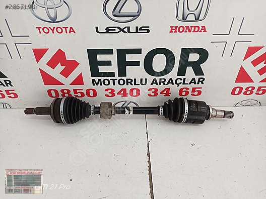 TOYOTA COROLLA SOL AKS ÇIKMA ORİJİNAL PARÇA 2019-2024