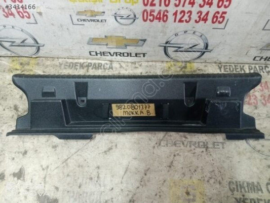 OPEL MOKKA B BAGAJ İÇ KAPLAMASI OEM 9820801377 ÇIKMA SÖKME YEDEK