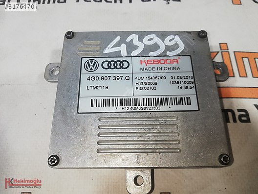 VW AUDİ SKODA SEAT 4G0907397Q 4G0 907 397 Q FAR BEYNİ 4G0.907.39