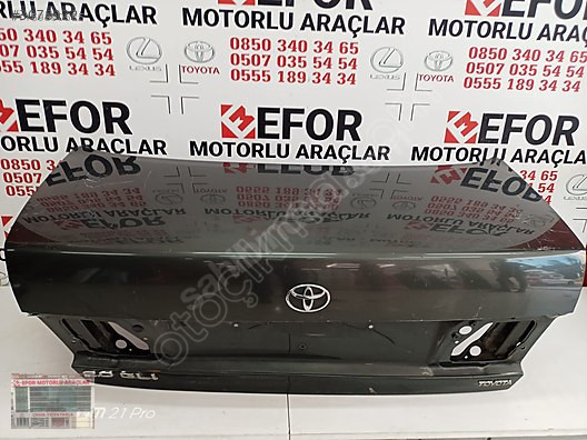 TOYOTA CORONA BAGAJ KAPAĞI ÇIKMA ORİJİNAL PARÇA 1992-1995