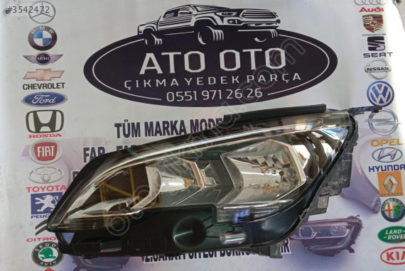 PEUGEOT 3008 ORJİNAL ÇIKMA SOL FAR