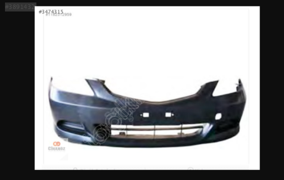 HONDA CİTY TAMPON ÖN 2006-2009