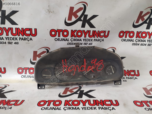 Honda Euro Civic gösterge saati orijinal çıkma