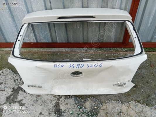 VOLKSWAGEN POLO BAGAJ KAPAĞI 2009-2017 OEM 6R6827025D ÇIKMA SÖKME