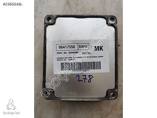 Chevrolet Aveo Motor Beyni 96417550 XAHF MR140