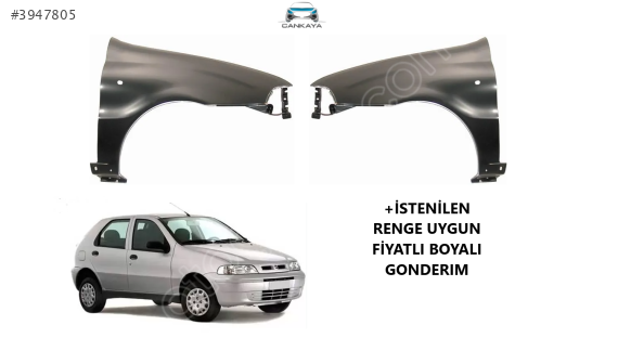 PALİO/ALBEA 2002-2005 ÖN SAĞ/SOL ÇAMURLUK SIFIR ADET FİYAT