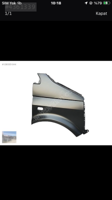 Volkswagen Transboter t5 sağ çamurluk