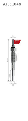 MD301950 BONGO PREGIO CERES 2,2 12V KIZDIRMA BUJİSİ 12V