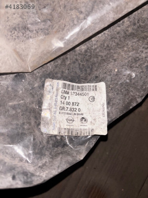 OPEL CORSA D MAKYAJLI KASA ÖN TAMPON BANDIPLAKALIK ORJİNAL SIFIR
