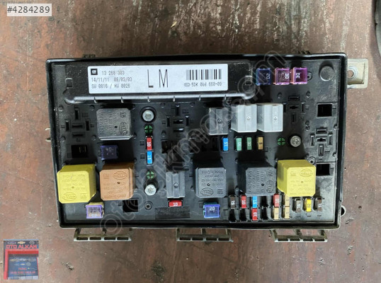 OPEL ASTRA H SİGORTA KUTUSU ORİJİNAL GARANTİLİ