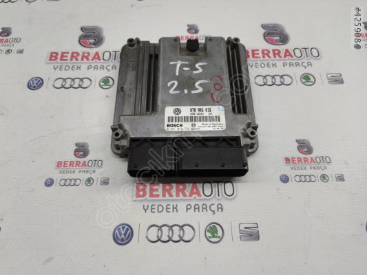 VOLKSWAGEN TRANSPORTER T5 2.5 TDI MOTOR BEYNİ 070906016 2005-10