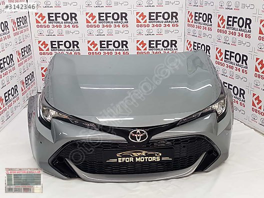 TOYOTA COROLLA HB ÖN TAMPON KOMPLE ÇIKMA ORİJİNAL 2020-2022