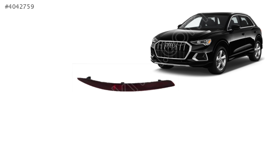 83A945105 REFLEKTOR ARKA TAMPON SOL AUDİ Q3-Q3 SPORTBACK 19-22