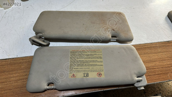 2012-2016 RENAULT FLUENCE SAĞ SOL GÜNEŞLİK ORJ ÇIKMA