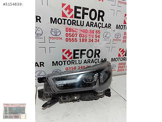 TOYOTA HİLUX SOL ÖN FAR ÇIKMA ORJİNAL YEDEK PARÇA 20-24