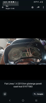 Fiat Linea 2015 1.4 fire km saati gösterge paneli muaer