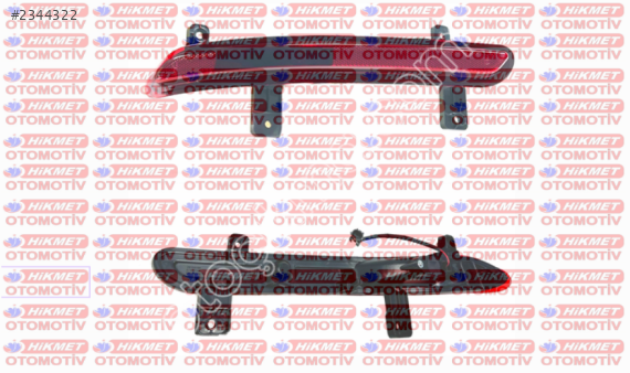 605000367AA REFLEKTÖR TAMPON CHERY TİGGO 8 PRO 22-24 ARKA