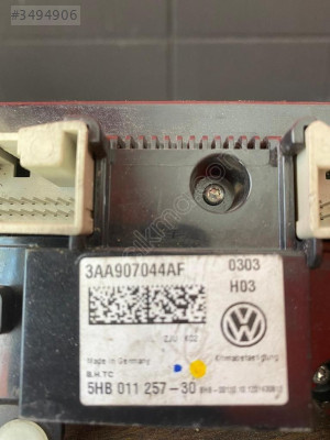 3AA907044AF 3AA907044BQ VW PASSAT B7 KLİMA KONTROL PANELİ PASSAT
