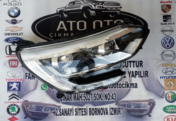 RENAULT MEGANE 4 ORJİNAL ÇIKMA SAĞ FAR d
