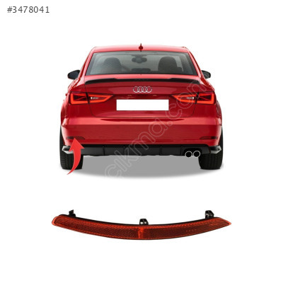 8V5945105A REFLEKTOR ARKA TAMPON SOL A3 SEDAN 13\16