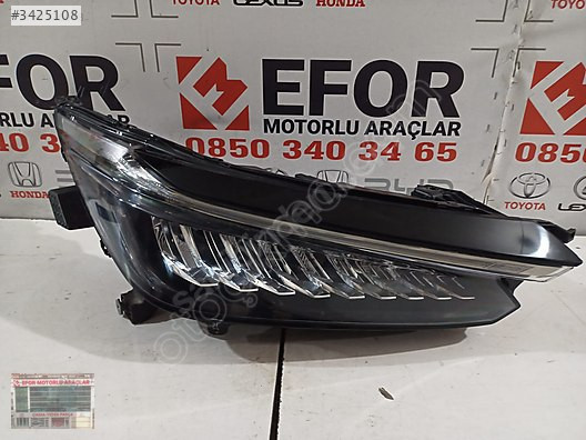 HONDA CİTY SAĞ FAR ÇIKMA ORİJİNAL PARÇA 2021-2024
