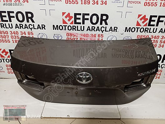 TOYOTA COROLLA BAGAJ KAPAĞI ÇIKMA ORİJİNAL PARÇA 2013-2018
