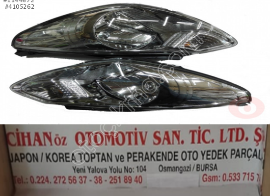 Hyundai i10 Far 2008 2011 - Sağ Sol-