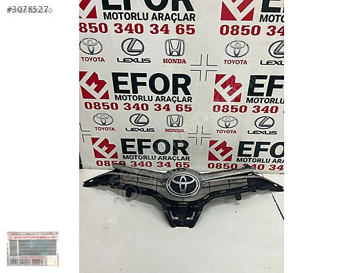 TOYOTA AURİS PANJUR ÇIKMA ORJİNAL YEDEK PARÇA 15-18