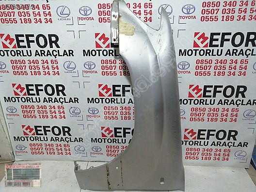 TOYOTA LAND CRUISER VX 100 SOL ÖN ÇAMURLUK ÇIKMA ORJİNAL PARÇA