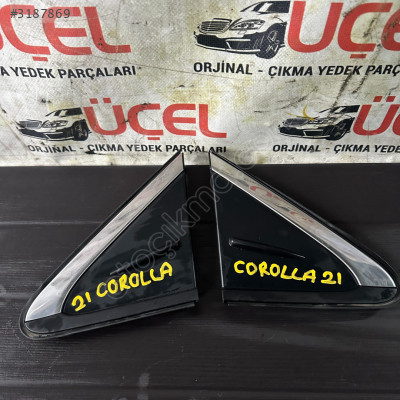 TOYOTA COROLLA 2018-ÜZERİ KAPI ÜÇGEN BAKALİTİ ÜÇEL OTO ÇIKMA