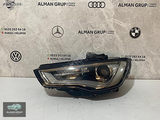 AUDİ A3 SOL FAR HATASIZ ORJİNAL