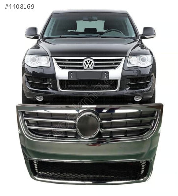 7L6853651H  TOUAREG 07-10 PANJUR PARLAK KROM ÇERÇEVE  SİYAH