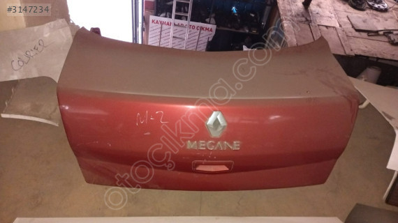 RENAULT MEGANE 2 SEDAN KIRMIZI BAGAJ KAPAK
