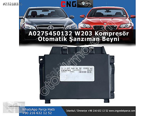 A0275450132 W203 Kompresör Otomatik Şanzıman Beyni