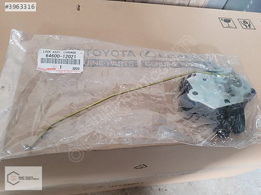 64600-12021 TOYOTA COROLLA BAGAJ KİLİDİ SIFIR ORNİNAL 2007-2013
