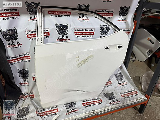 TOYOTA CORALLA 13-18 ÇIKMA ORJİNAL SAĞ ARKA KAPI TEMİZ
