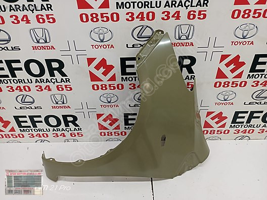 TOYOTA YARİS SOL ÖN ÇAMURLUK ORJİNAL YEDEK PARÇA 07-11