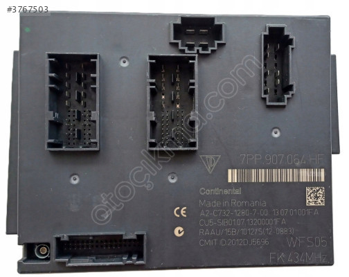 KONTROL ÜNİTESİ BCM PORSCHE CAYENNE 7PP907064HF