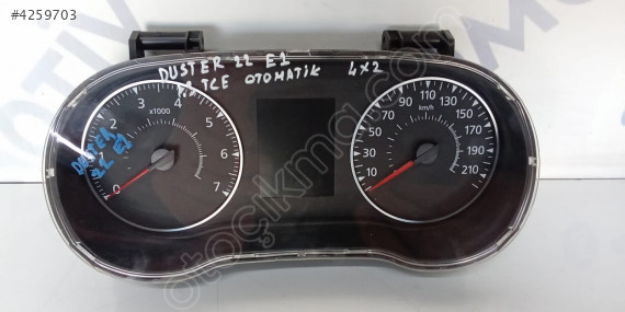 dacia duster 2022 1.3 tce otomatik gösterge/km saati (son fiyat)