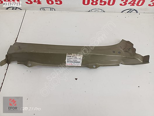 TOYTA AURİS SIFIR ORJ SOL ARKA ÇAMURLUK ÜST SAC10-12 61626-02050