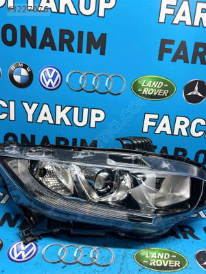 HONDA CİVİC FC5 MERCEKLİ SAĞ ÖN FAR ÇIKMA ORJİNAL TEMİZ