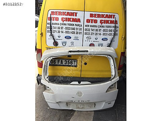 Renault scenic3 bagaj kapağı 12.500 TL