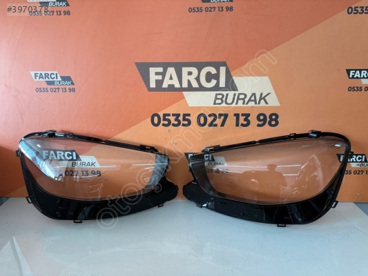 MERCEDES E SERİSİ W213 TAKIM FAR CAMI SIFIR 21- YENİ KASA LOGOLU