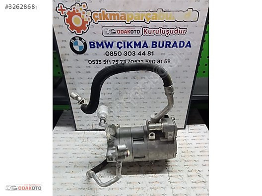 9496109-04 BMW X3 2.0 Hybrıd Çıkma Klima Kompresörü Orjinal Tmz