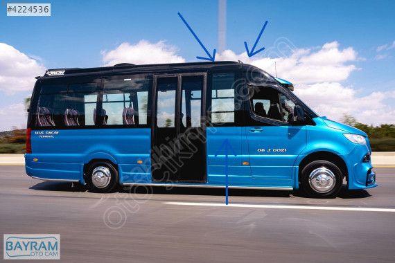 MERCEDES SPRİNTER CAN CAN SAĞ 1.DOLMUŞ YAN CAM
